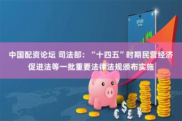中国配资论坛 司法部：“十四五”时期民营经济促进法等一批重要法律法规颁布实施
